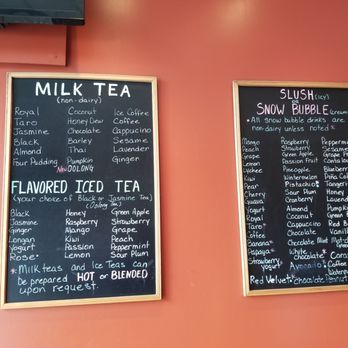Lollicup - Half of the menu featuring all the flavors of drinks themselves (as of April, 2018). - Coffee & Tea Near Me - Denver, Colorado Lollicup - Half of the menu featuring all the flavors of drinks themselves (as of April, 2018). - Coffee & Tea Near Me - Denver, Colorado