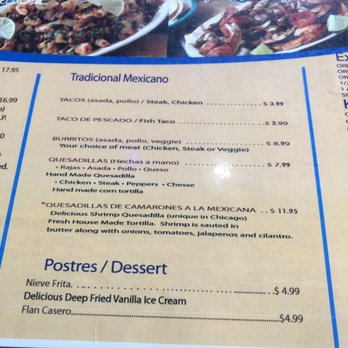 La Palapa - Menu page 2 of 6 - Seafood Near Me - Chicago, Illinois