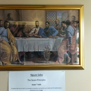 Dan's Soul Food and Cafe - INTERESTING VERSION OF AFRICAN BLACK AMERICAN VERSION ON THE LAST SUPPER OF JESUS CHRIST - Bakeries Near Me - Chicago, Illinois