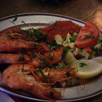 Dar Marrakech - Harissa prawns starter - Moroccan Near Me - London, XGL