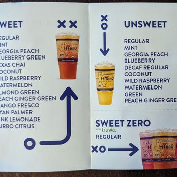 HTeaO - Some of the flavors. - Coffee & Tea Near Me - Del Rio, Texas
