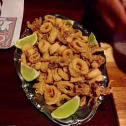 Restaurante Terral - Lula a dorê(delicioso principalmente pq estava fresca, tinha acabado de chegar)