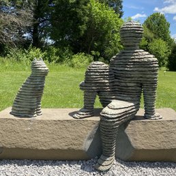 An example of the sculptures at Josephine Sculpture Garden. An example of the sculptures at Josephine Sculpture Garden.