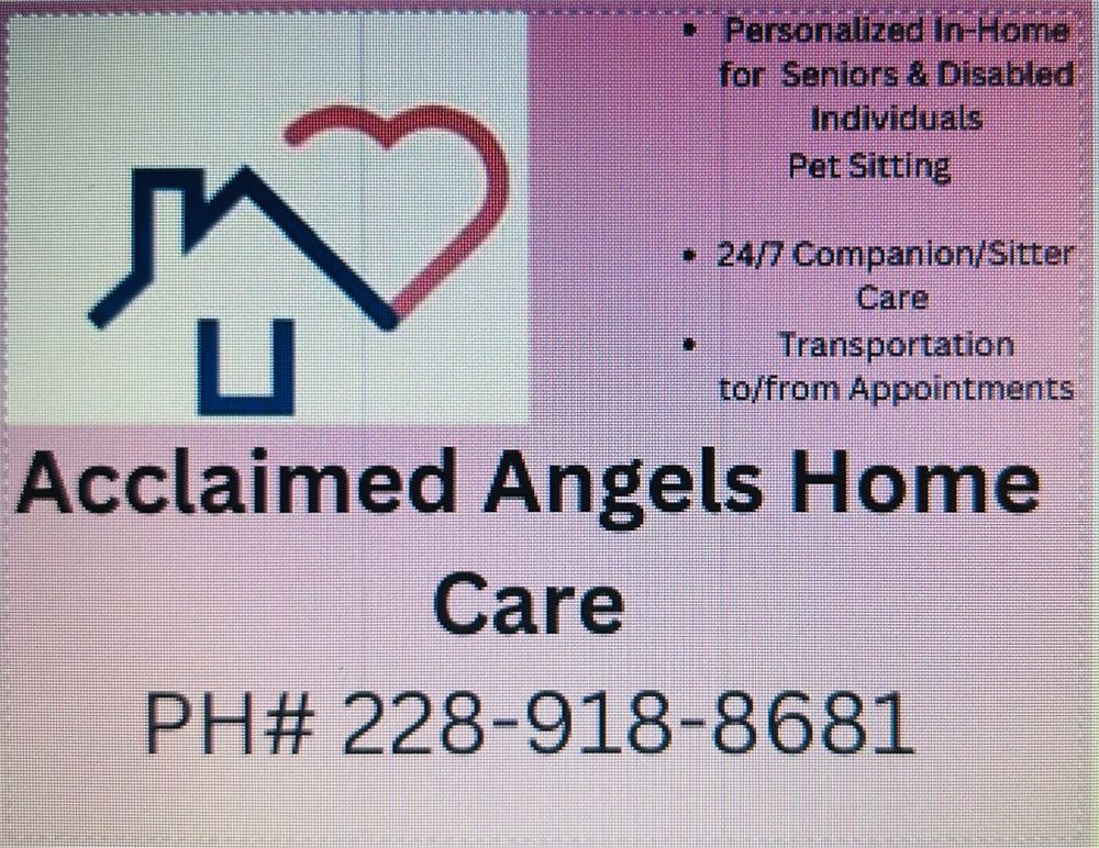 ACCLAIMED ANGELS HOME CARE Updated June 2024 Southaven, Mississippi