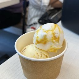 Lilikoi Cheesecake and Mango Sticky Rice Mini Double Scoop Lilikoi Cheesecake and Mango Sticky Rice Mini Double Scoop