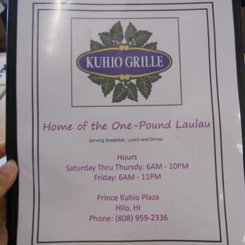 Kuhio Grille - Hawaiian Near Me - Hilo, Hawaii