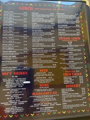 Menu photo 3 Taqueria San Jose Monmouth, IL Menu photo 3 Taqueria San Jose Monmouth, IL