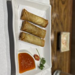Umi Japanese Cuisine - The fried pork rolls were okay. They dripped oil once you pick them up. One of the rolls only had a little bit of filling in it.
