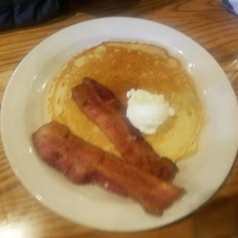 Cracker Barrel Old Country Store - Pancakes and pork bacon. My oldest son enjoyed. - American Near Me - Fredericksburg, Virginia Cracker Barrel Old Country Store - Pancakes and pork bacon. My oldest son enjoyed. - American Near Me - Fredericksburg, Virginia