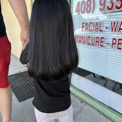 Cali's Perfect Cuts - AFTER Babygirl's haircut
