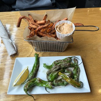 Seva Detroit - Shishito Peppers and Yam Fries - Vegetarian Near Me - Detroit, Michigan Seva Detroit - Shishito Peppers and Yam Fries - Vegetarian Near Me - Detroit, Michigan