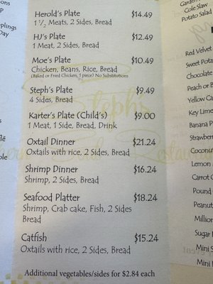Menu photo 1 Steph's Southern Soul Restaurant Dade City, FL
