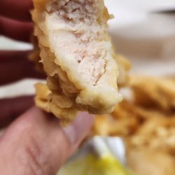 Church's Texas Chicken - Undercooked chiken strip