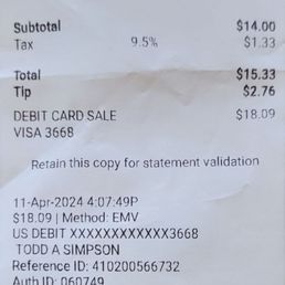 Receipt