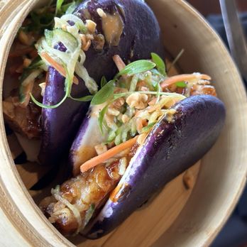 Rusty Pelican - Miami - Ube Bao Bun - Seafood Near Me - Key Biscayne, Florida