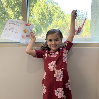 Minted Dental - All done! Certificate and prizes - General Dentistry Near Me - Phoenix, Arizona