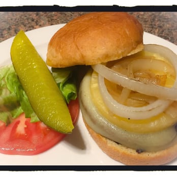 The Hungry Cowboy - a hamburger with onions and pickles - Cafes Near Me - Fort Laramie, Wyoming The Hungry Cowboy - a hamburger with onions and pickles - Cafes Near Me - Fort Laramie, Wyoming