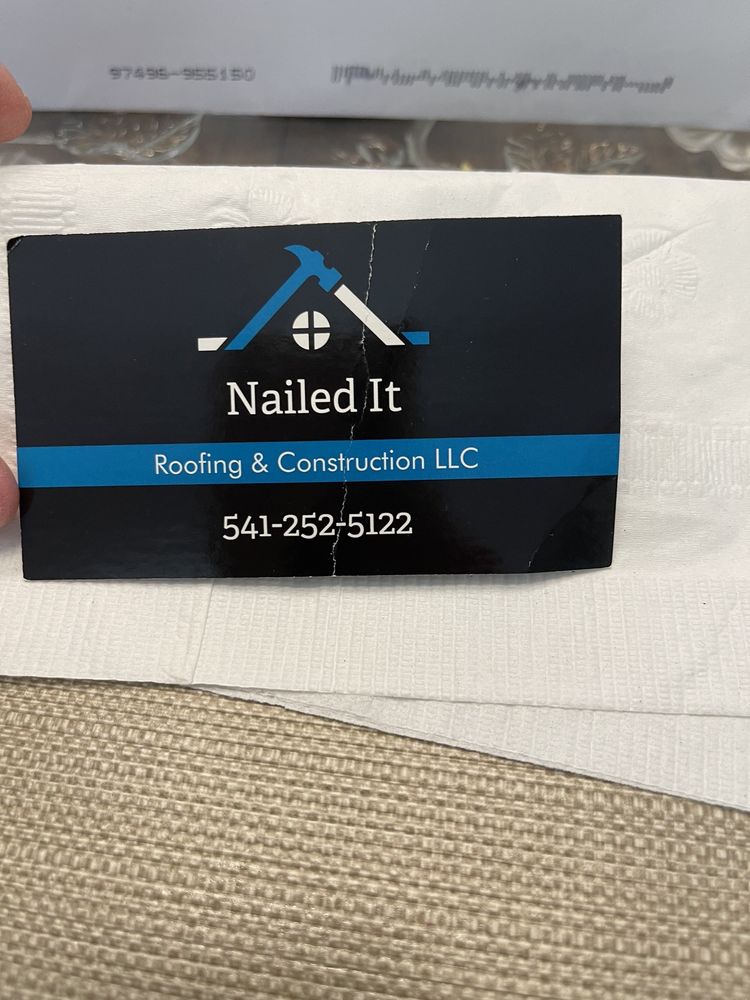 Slide of Nailed It Roofing and Construction
