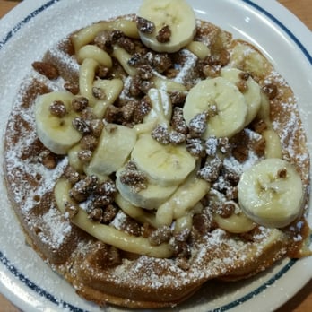 IHOP - Bananas and cream waffle - American Near Me - Hoover, Alabama