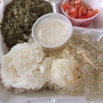 Laverne’s - Hawaiian combo #4 chicken long rice and squid luau... - Hawaiian Near Me - Waipahu, Hawaii