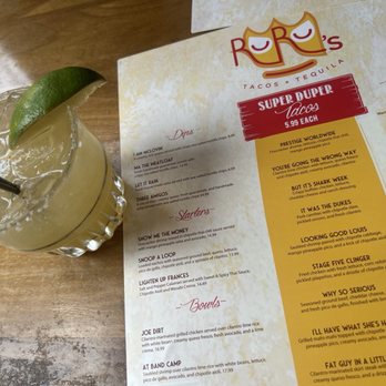 RuRu's Tacos + Tequila - Great, strong margarita! - Tex-Mex Near Me - Charleston, South Carolina RuRu's Tacos + Tequila - Great, strong margarita! - Tex-Mex Near Me - Charleston, South Carolina