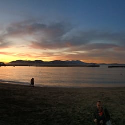 Hyde Street Beach - The night before Super Bowl 50