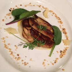 Osteria Naso rosso - Scaloppe di Foie Gras su letto di crema alla cipolla