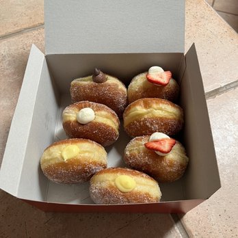 Cafe Chica - Box of assorted Bomboloni's - Desserts Near Me - Albuquerque, New Mexico