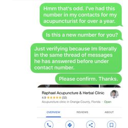 Kevin Gangwoo Suh - Raphael Acupuncture & Herbal Clinic - Last exchange between this crooked business man and myself.