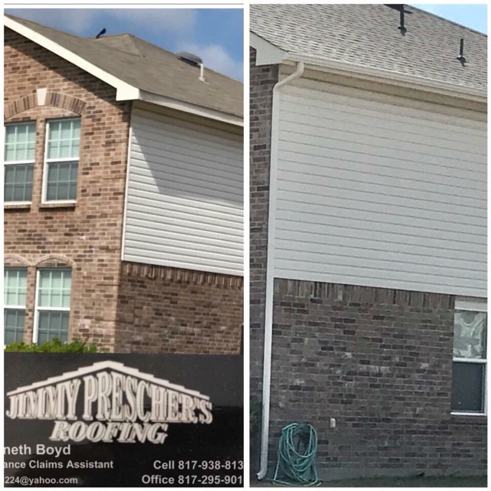 Slide of Jimmy Prescher's Roofing