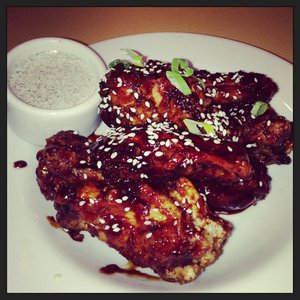 Photo of Cause - The PhilanthroPub - Washington, DC, United States. General Tso chicken wings