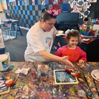 Florida Power Yoga - Kids can create a masterpiece at Art Slingers while parents go to yoga class. - Yoga Near Me - Land O' Lakes, Florida Florida Power Yoga - Kids can create a masterpiece at Art Slingers while parents go to yoga class. - Yoga Near Me - Land O' Lakes, Florida