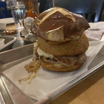 The Dutchess Biercafe - Brat-Oberfest sandwich - Beer Bar Near Me - Fishkill, New York
