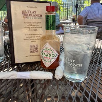 Flat Branch Pub & Brewing - Water while you wait. - American Near Me - Columbia, Missouri