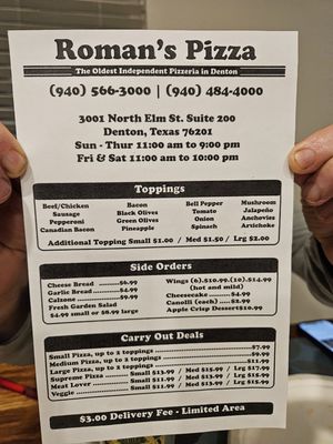 Roman's Pizza by null