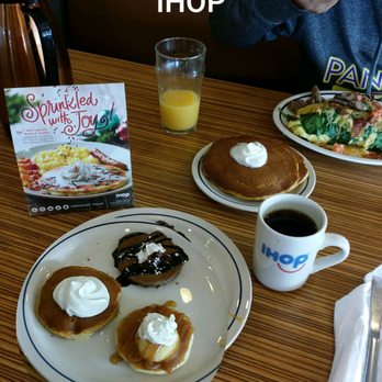IHOP - Pumpkin, EggNog and Chocolate Peppermint Pancakes silver dollars, the server was excellent with my reguest,Thank you - American Near Me - Kingman, Arizona IHOP - Pumpkin, EggNog and Chocolate Peppermint Pancakes silver dollars, the server was excellent with my reguest,Thank you - American Near Me - Kingman, Arizona