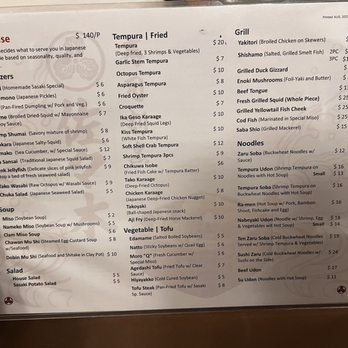Sasaki Japanese Restaurant - Menu - Japanese Near Me - Houston, Texas Sasaki Japanese Restaurant - Menu - Japanese Near Me - Houston, Texas