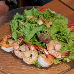 Weinhaus Ewig Leben - Salat mit Scampi