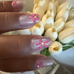 Flower 3D / pop up effect design with cat eye