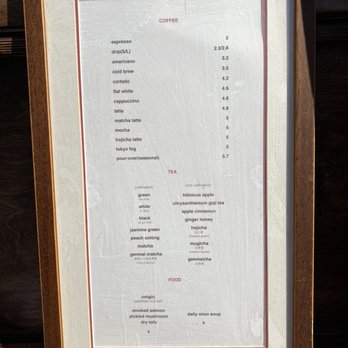 Rooms Coffee - Menu - Coffee & Tea Near Me - Toronto, Ontario