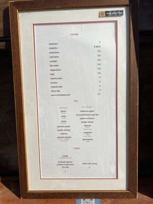 Menu photo 2 Rooms Coffee Toronto, ON