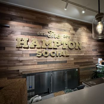 The Hampton Social - Orlando - Inside signage - Seafood Near Me - Orlando, Florida