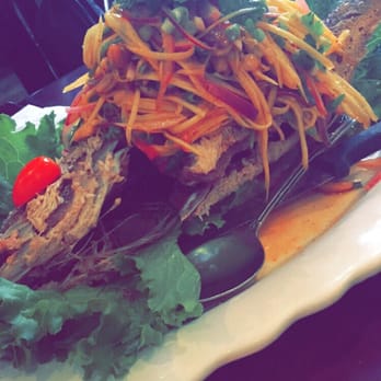 Ayada Thai - Red snapper with mango salad - Thai Near Me - Elmhurst, New York