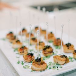 Chef Albert Garcia - Scallops with mango chutney and caviar