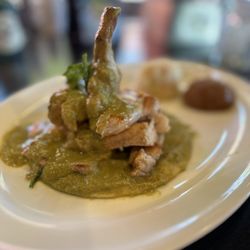 Okay Maguey - Mole-verde over pork