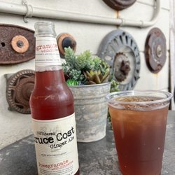 The Sandwich on Main - Pomegranate ginger ale...I recommend