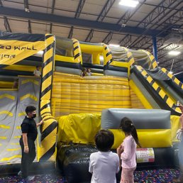My son at the top of the jumpy house he loves it so much ! My son at the top of the jumpy house he loves it so much !
