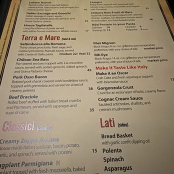 Prima Italia - Menu - Italian Near Me - Fort Smith, Arkansas