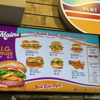 PLNT Burger - Menu - Vegan Near Me - Boston, Massachusetts
