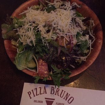 Pizza Bruno - Chopped Mini Salad. Great to share for a party of 2 - Pizza Near Me - Orlando, Florida Pizza Bruno - Chopped Mini Salad. Great to share for a party of 2 - Pizza Near Me - Orlando, Florida